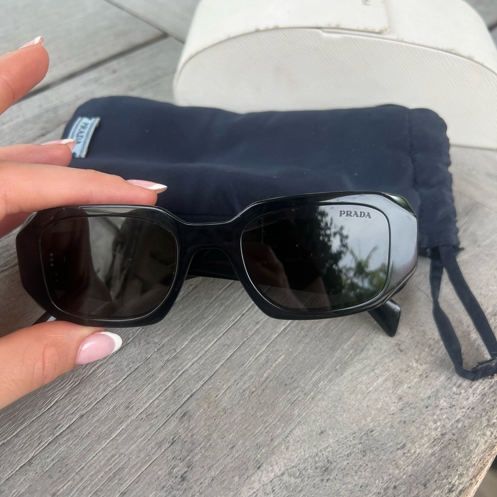 Prada Black Square Sunglasses